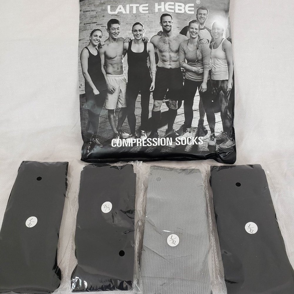 Laite Hebe Compression Socks-(15-20 mmHg) Unisex- NWOT